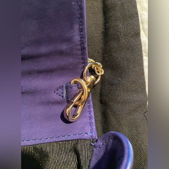 NWT ZAC Zac Posen Claudette Studded Tassels Clutch - Picture 7 of 12